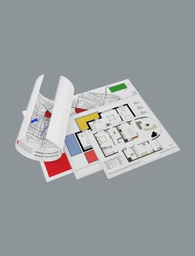 Impressão de plantas